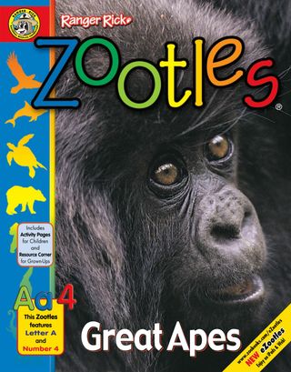 Ranger Rick Zootles Great Apes - Book Ranger Rick Zootles Great Apes Cover - Book Edition