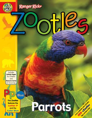 Ranger Rick Zootles PARROTS Magazine Cover - Book Edition