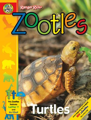 Ranger Rick Zootles TURTLES  Cover - Book Edition