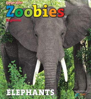 Zoobies Explorer ELEPHANTS Magazine - Book Zoobies Explorer ELEPHANTS Magazine Cover - Book Edition