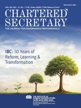 Chartered Secretary Journal