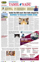 Evening Tamilnadu  Cover - April 23, 2025 Edition