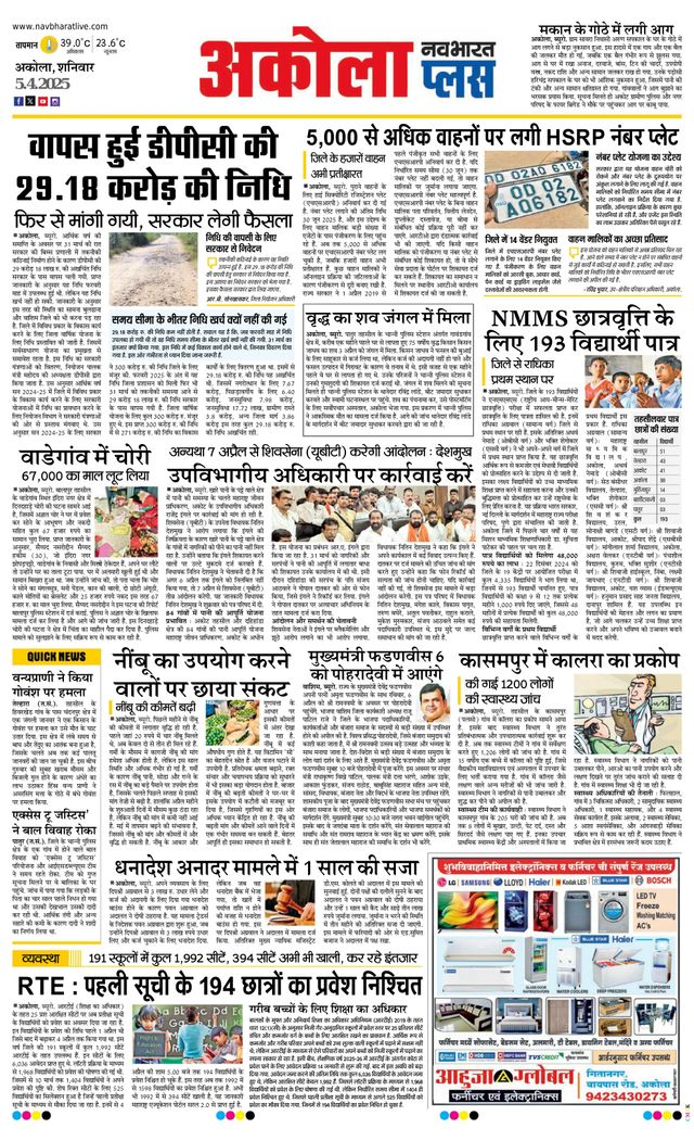 Navabharat Akola Plus