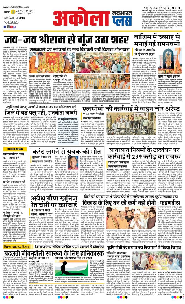 Navabharat Akola Plus