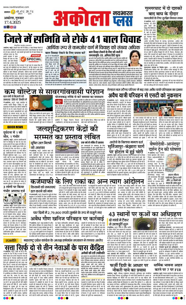 Navabharat Akola Plus