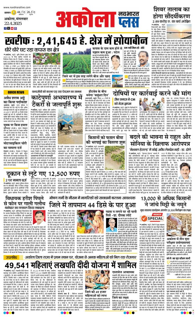 Navabharat Akola Plus