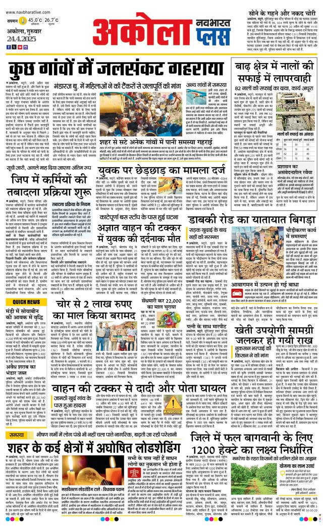 Navabharat Akola Plus
