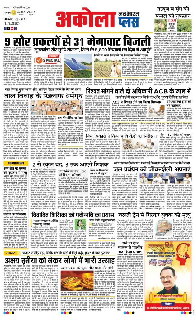 Navabharat Akola Plus