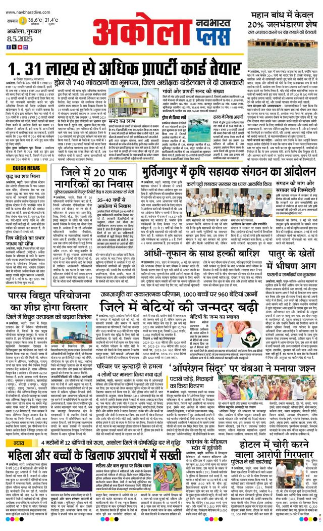 Navabharat Akola Plus