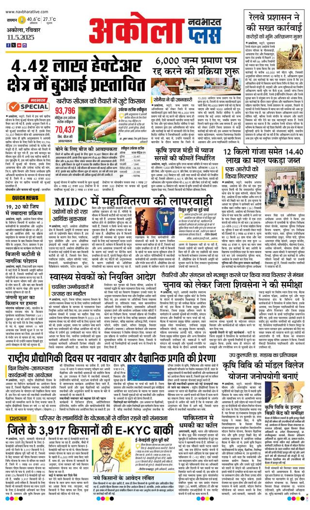 Navabharat Akola Plus