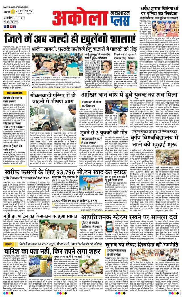 Navabharat Akola Plus