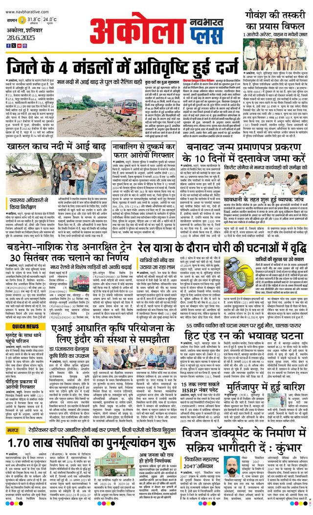 Navabharat Akola Plus