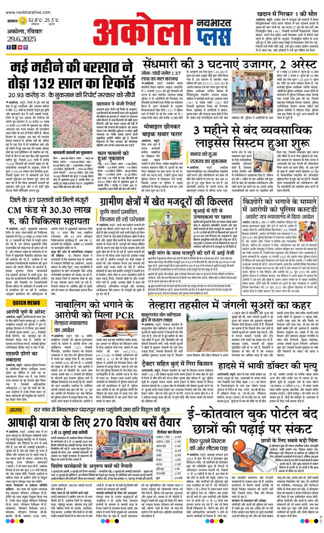 Navabharat Akola Plus