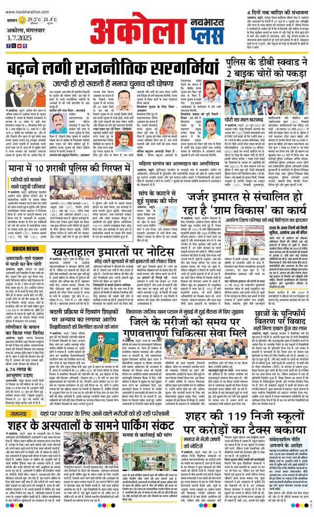 Navabharat Akola Plus