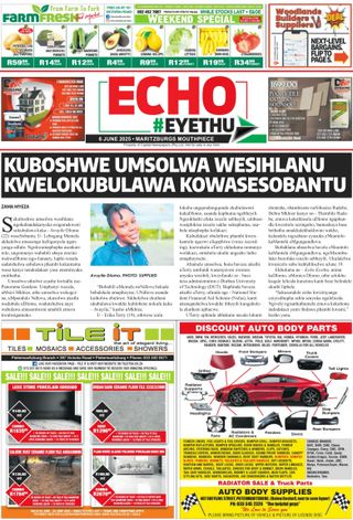 Echo Eyethu - June 06, 2025 Echo Eyethu Cover - June 06, 2025 Edition