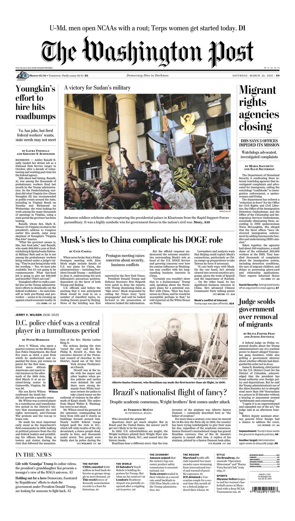 Get digital access to The Washington Post - March 22, 2025 issue ...