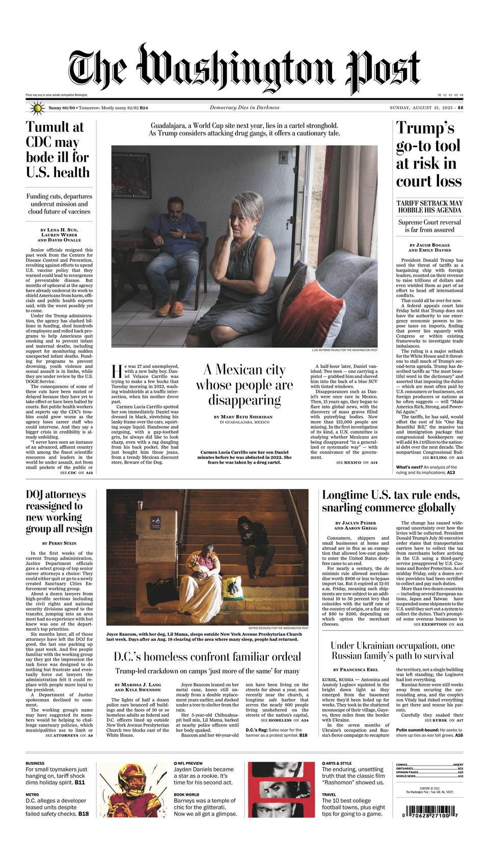 Get digital access to The Washington Post - August 31, 2025 issue ...