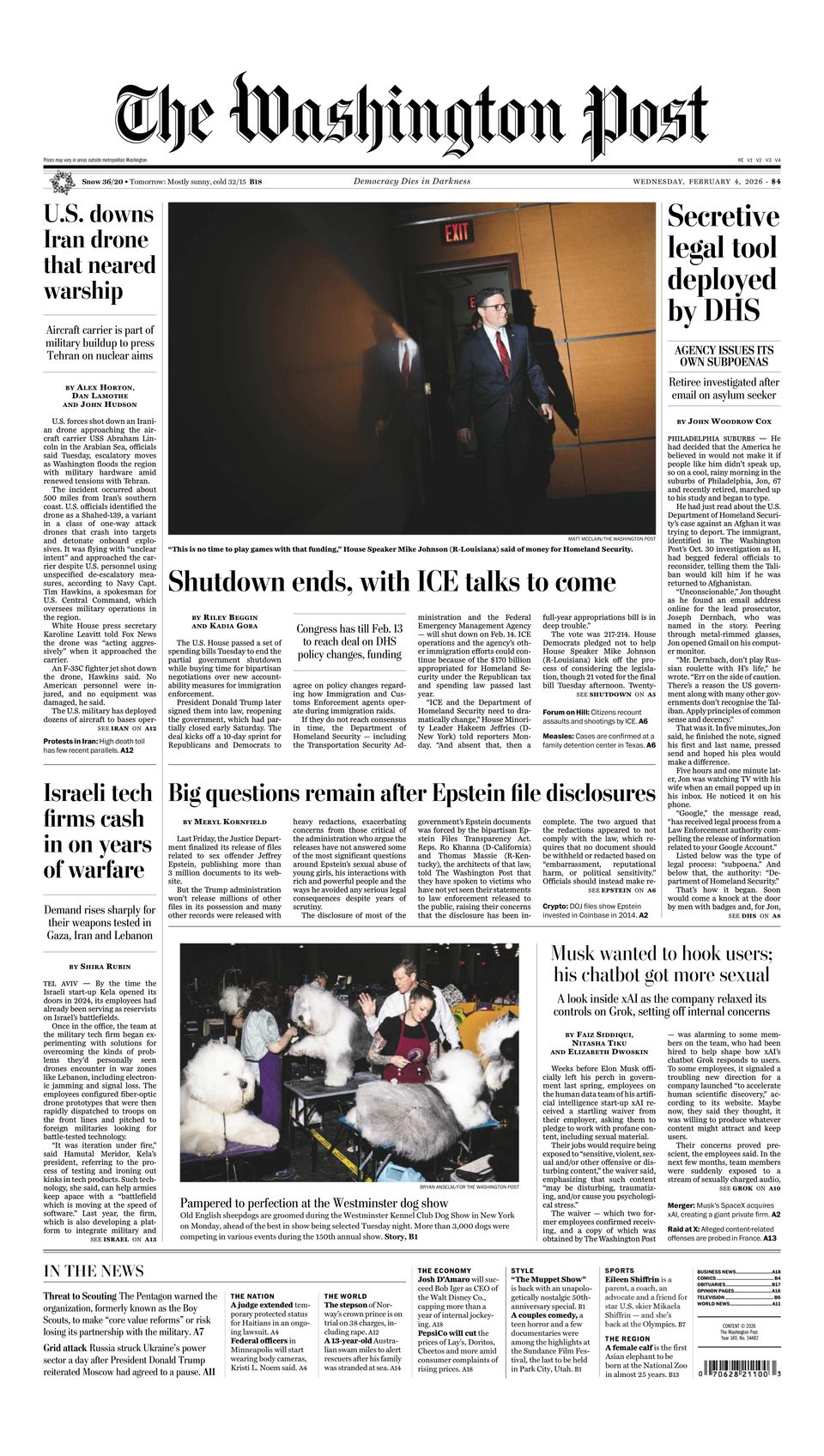 Get digital access to The Washington Post - February 04, 2026 issue ...