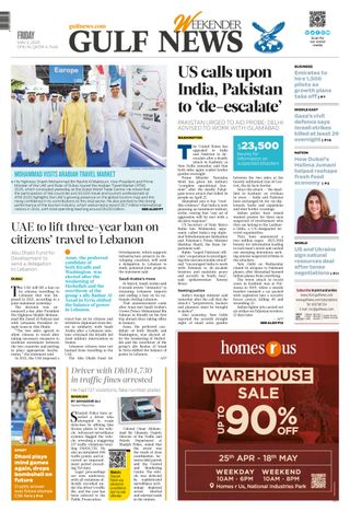 Gulf News - May 02, 2025 Gulf News Cover - May 02, 2025 Edition
