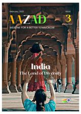 Aazad Webzine  Cover - 3rd Edition - February 2022 Edition