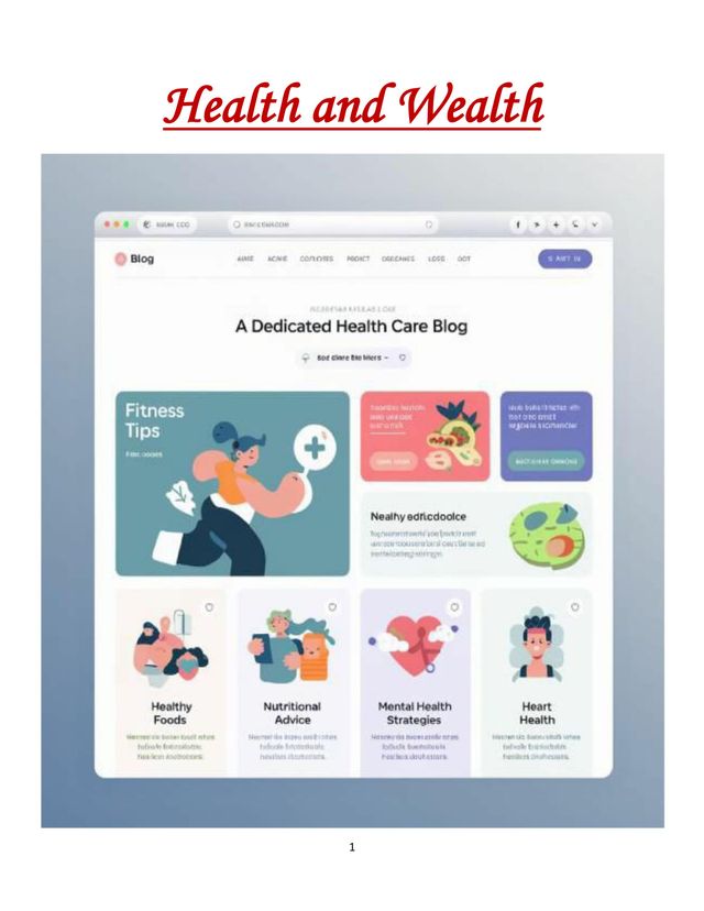 Health and Wealth