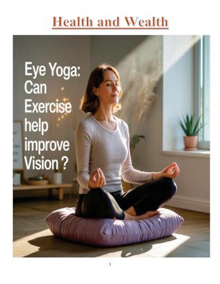 Health and Wealth - Eye Yoga: Can Exercise Help Improve Vision? Health and Wealth Cover - Eye Yoga: Can Exercise Help Improve Vision? Edition