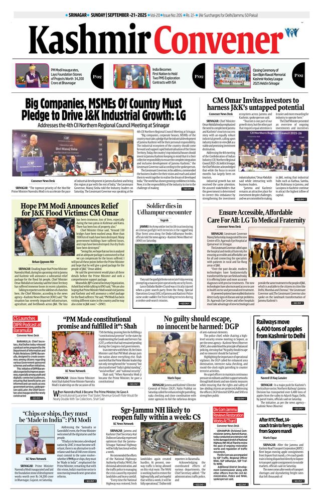 Kashmir Convener