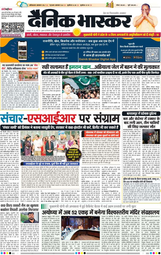 Dainik Bhaskar Lucknow