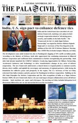 November 01, 2025- The Pala Civil Times Daily News Analysis EPaper