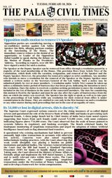 Feb 10, 2026- The Pala Civil Times Daily News Analysis EPaper