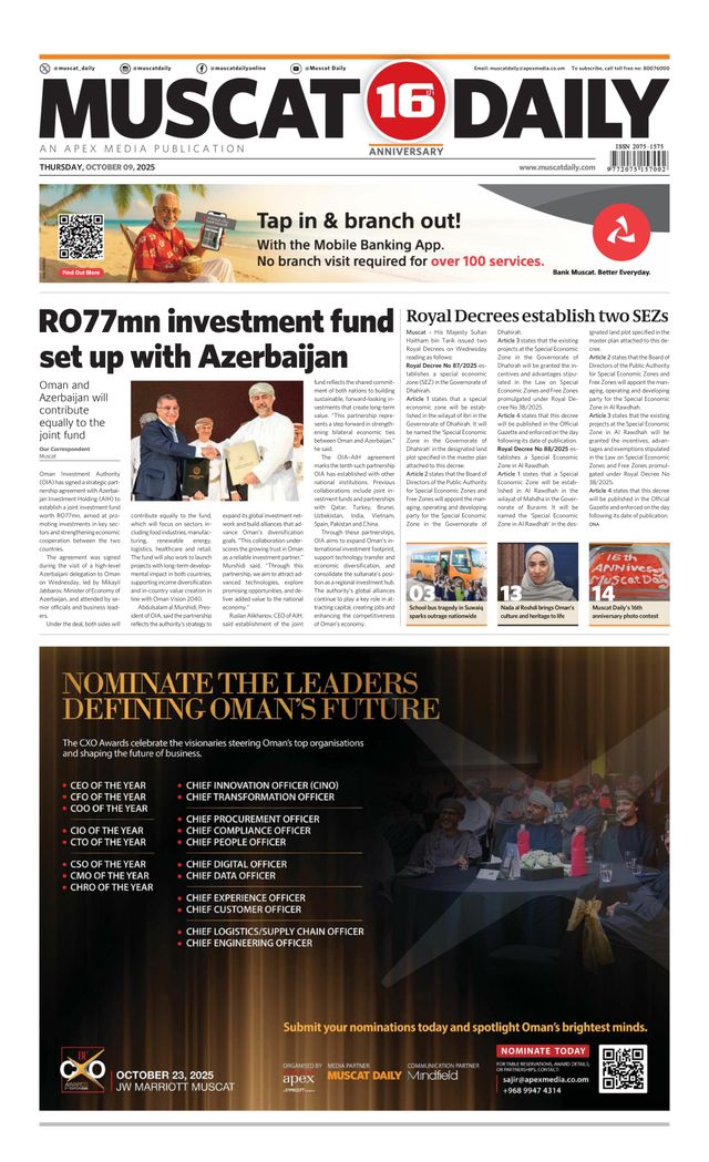 Muscat Daily.