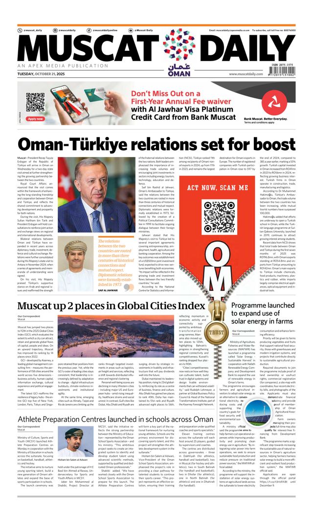 Muscat Daily.