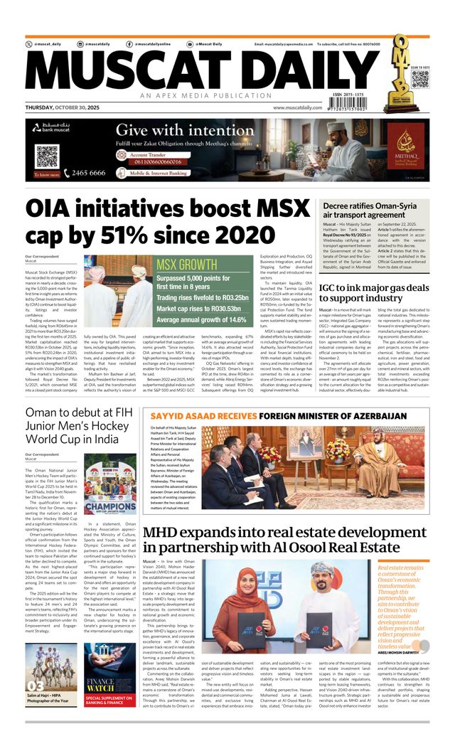 Muscat Daily.
