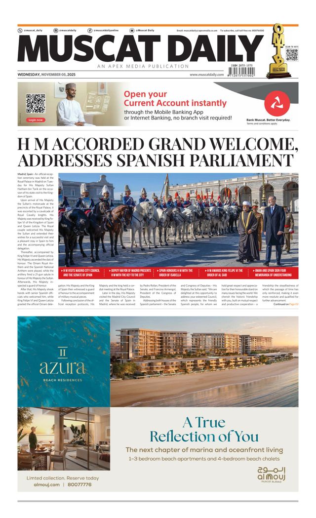 Muscat Daily.