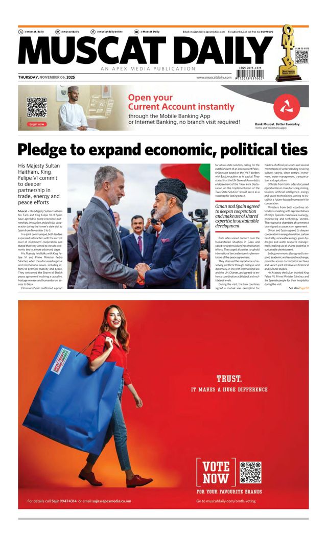 Muscat Daily.