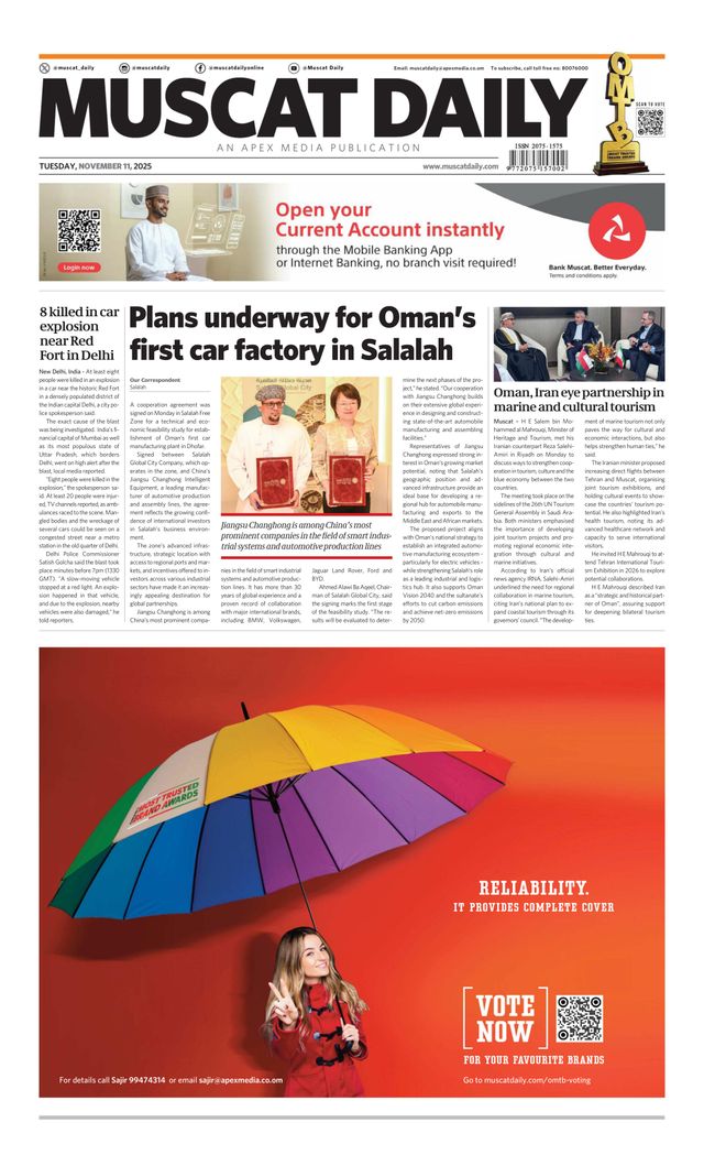 Muscat Daily.