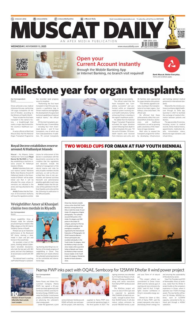Muscat Daily.