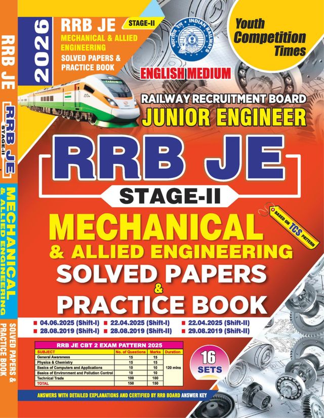 2025-26 RRB JE Stage-II Mechanical & Allied Engineering