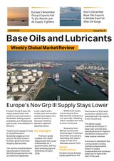 Base Oils and Lubricants: Weekly Global Market Review