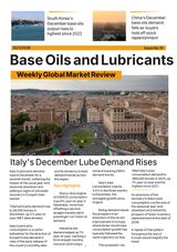Base Oils and Lubricants: Weekly Global Market Review