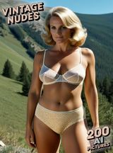 AI Vintage Nudes Adult Photomagazine with 200 Pictures