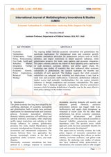 International Journal of Multidisciplinary Innovations & Studies (IJMIS)
