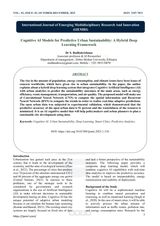 International Journal of Emerging Multidisciplinary Research and Innovation (IJEMRI)