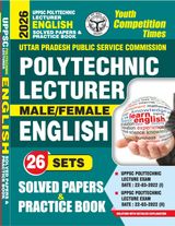 2026-27 UPPSC Polytechnic Lecturer English Solved Papers & Practice Book