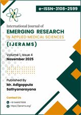  International Journal of Emerging Research in Applied Medical Sciences (IJERAMS)