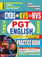 2026-27 EMRS/KVS/NVS/PGT English Practice Book
