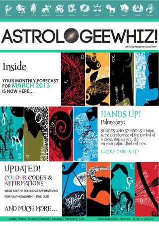 Astrologeewhiz - March 2013 Astrologeewhiz Cover - March 2013 Edition