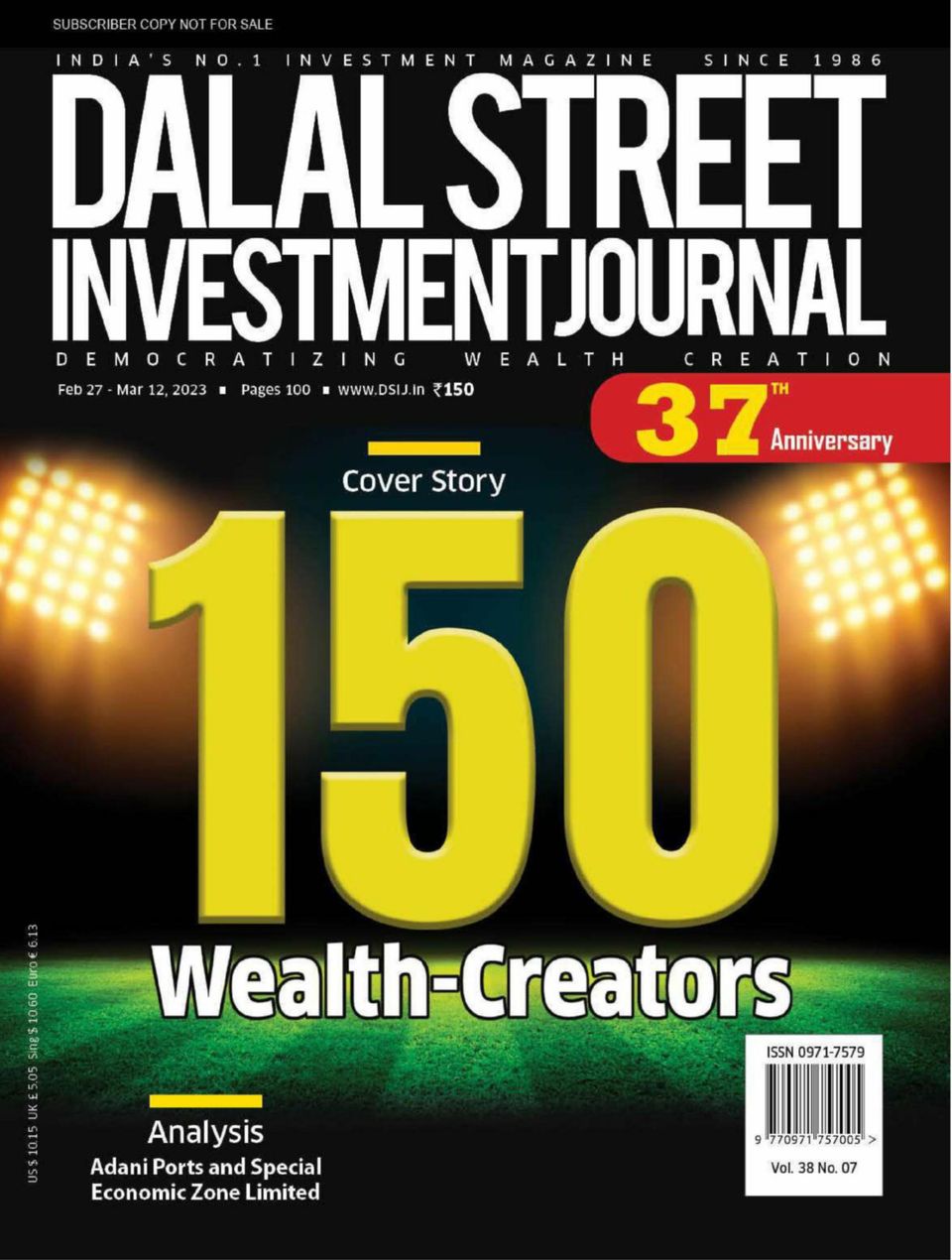 Get digital access to Dalal Street Investment Journal February 27