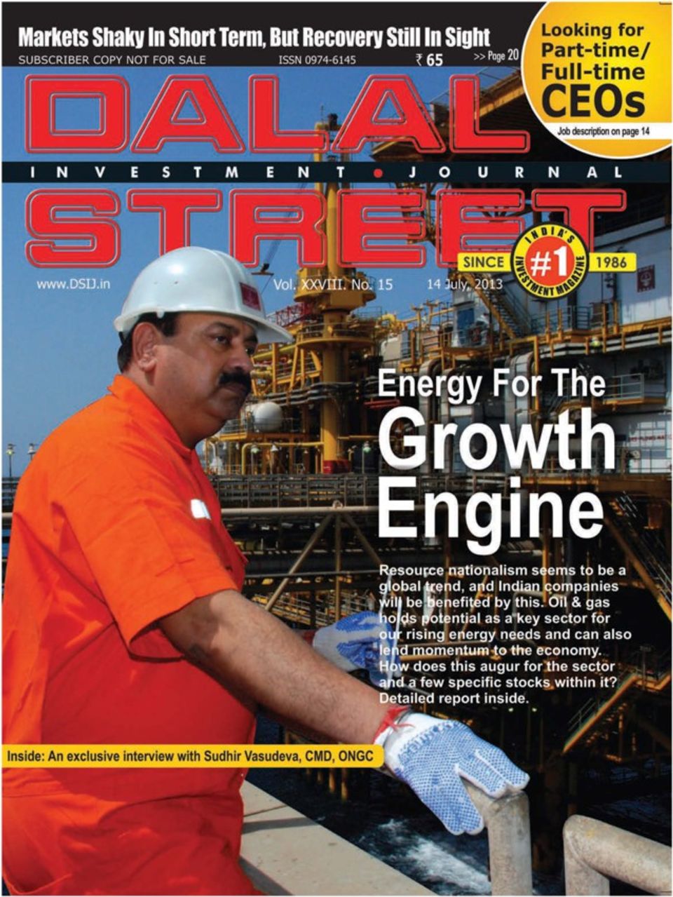 Dalal Street Investment Journal July 14 2013 Magazine Dalal Street Investment Journal July 14 2013 Magazine