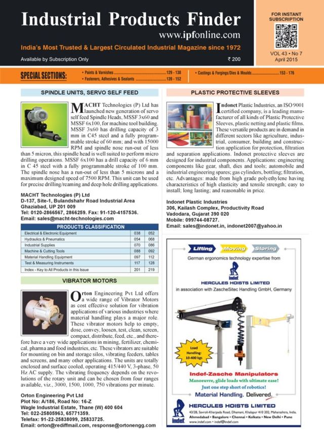 Industrial Products Finder